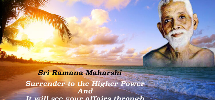 Surrender to the Higher Power and It will take over your activities and results