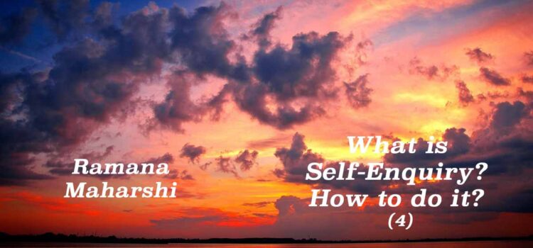 What is Self-Enquiry? (4)