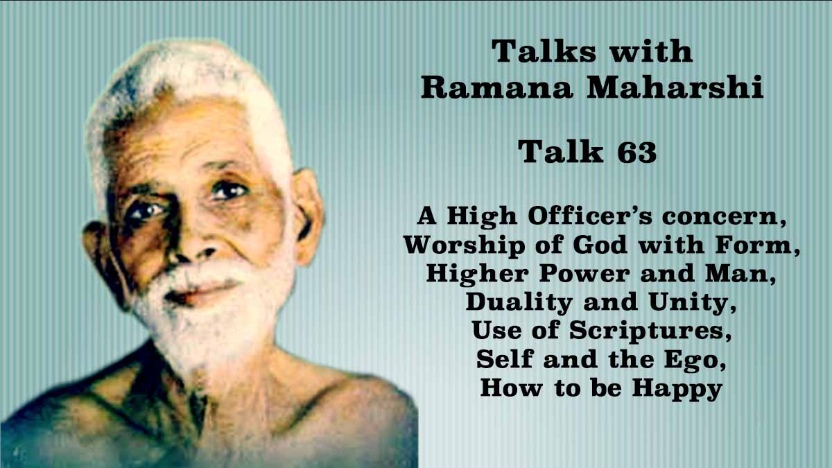 Talks with Ramana Maharshi (63)