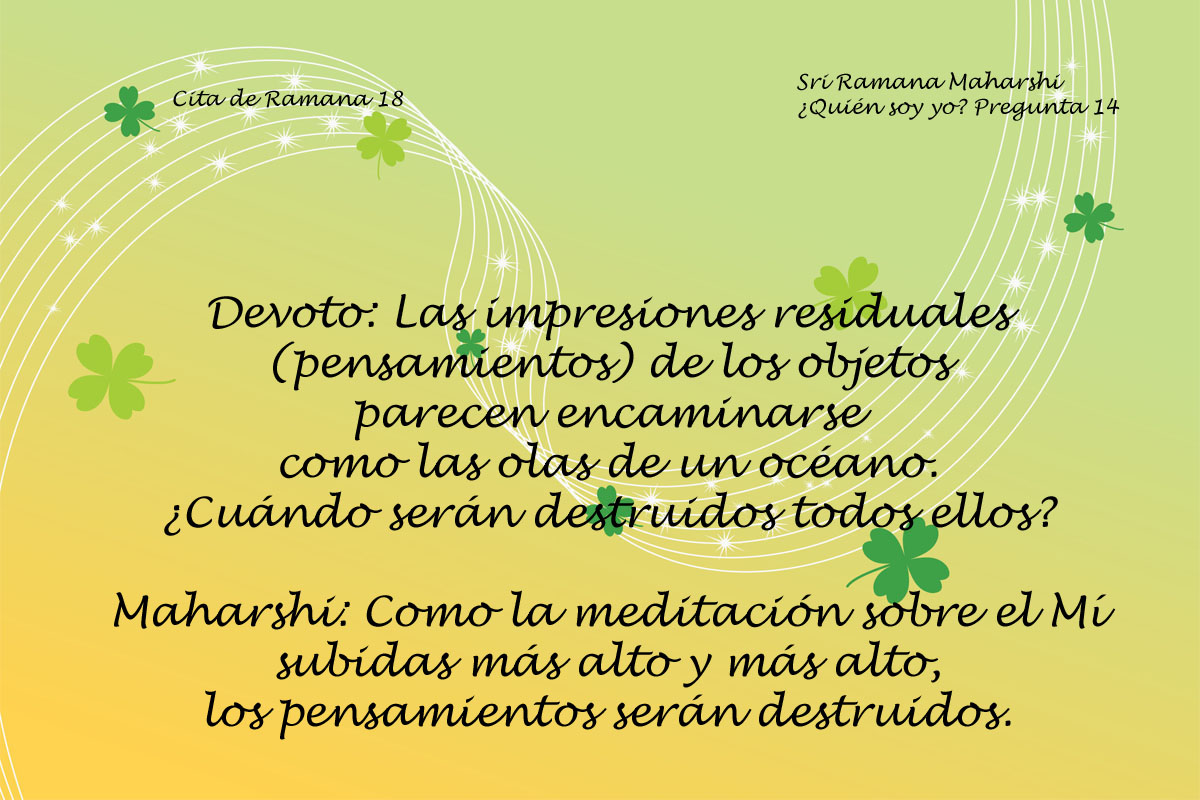 Cita de Ramana 18