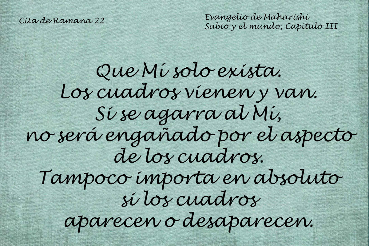 Cita de Ramana 22