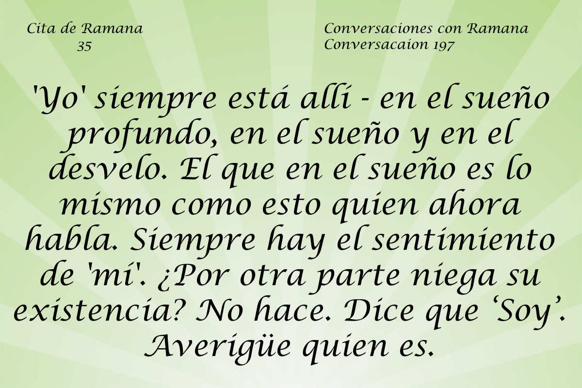 Cita de Ramana 35